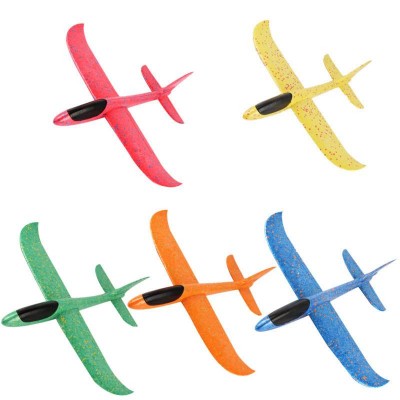 Oem 3d Epp Airplane Toys 48cm Large Hand Throwing Foam Plane,2 Flight Mode Glider Plane,Flying Toy For Kids