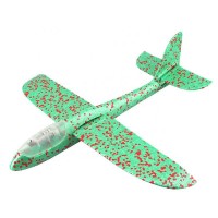 Hand Throw Flying Glider Planes Foam Aircraft Model Flying Toy Planes With Light